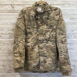 US Army Large Long Combat Uniform Coat Jacket Woodland Camo H‎ 71-75" Ch 41-45"